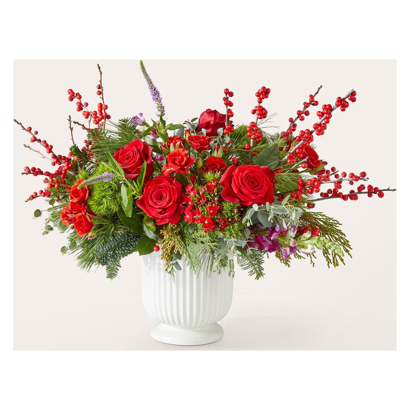 Big Red Bow Bouquet flower arrangement