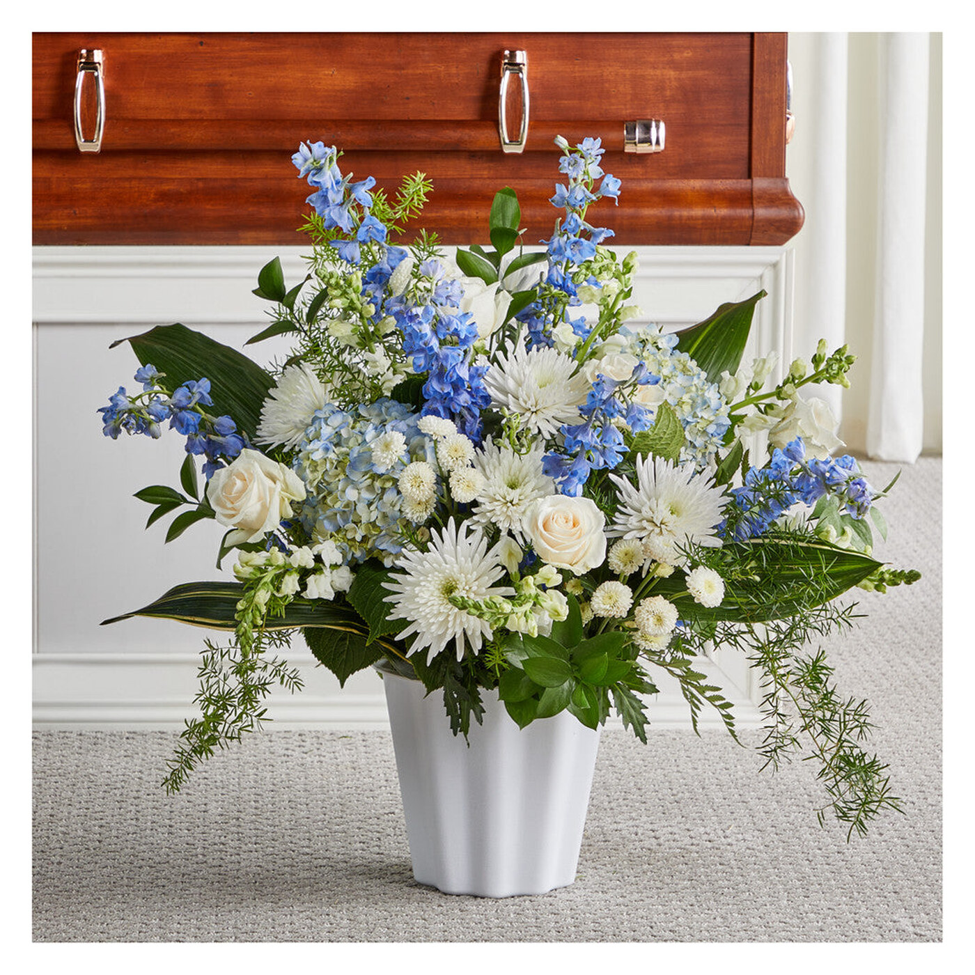 Everlasting Memories Floor Basket flower arrangement